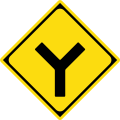 201-D Ｙ形道路交差点あり Y-shaped intersection