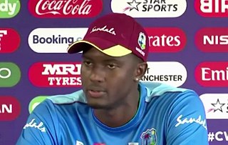 <span class="mw-page-title-main">Jason Holder</span>Barbadian cricketer and West Indies former captain