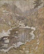 John Twachtman, Hemlock Pool, c.1900