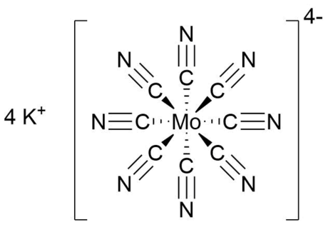 八氰合钼(IV)酸钾