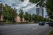 English: Karla Libknechta street. Minsk, Belarus Беларуская: Вуліца Карла Лібкнехта. Мінск, Беларусь Русский: Улица Карла Либкнехта. Минск, Беларусь