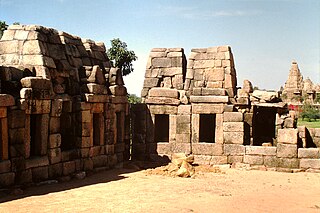 Chausath Yogini Temple, Khajuraho Hindu temple to the 64 Yoginis in Khajuraho, India