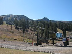 Ünlü bir yerel cazibe merkezi olan Kirkwood Mountain Resort