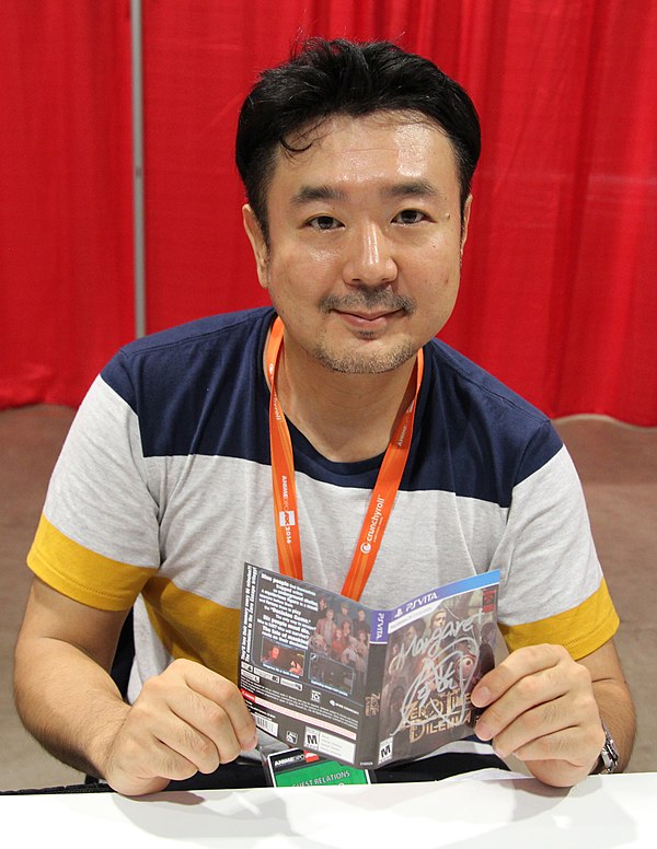 Image: Kotaro Uchikoshi at Anime Expo 2016, cropped