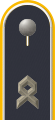 Schulterklappe Oberfähnrich (Dienstanzug Luftwaffenuniformträger) (Grundform der Schulterklappe wie Offiziere)