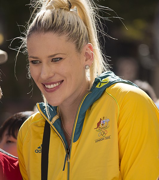 Lauren Jackson in August 2012, Australia's most decorated basketball player