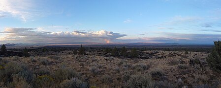 The Lava Beds from the base of Schonchin Butte