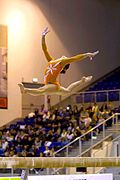 Poutre (gymnastique) - Vikidia, l'encyclopédie des 8-13 ans