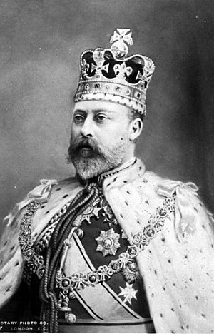 portrait photograph of Edward VII