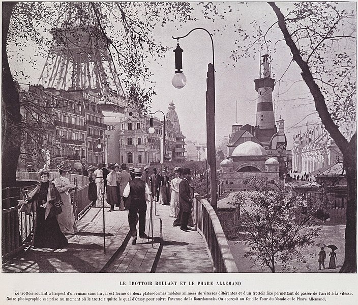 File:Le trottoir roulant et le phare allemand, Exposition Universelle 1900.jpg