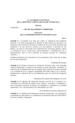 Ley de Transporte Terrestre, Venezuela, 2008.pdf