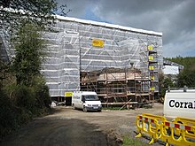 Phase I of the Restoration begins, 2010 Lissan House under Restoration 2010.jpg