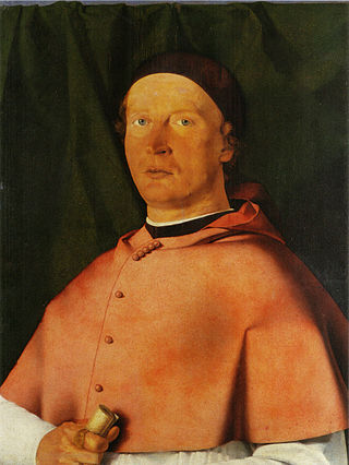 <i>Portrait of Bishop Bernardo de Rossi</i> 1505 painting by Lorenzo Lotto