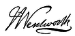 John Wentworth (kormányzó hadnagy) aláírása