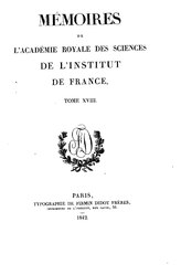 Mémoires de l’Académie royale des sciences de l’Institut de France