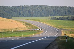 M7 między Oszmianą a granicą białorusko-litewską
