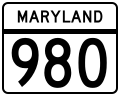 Thumbnail for Maryland Route 980