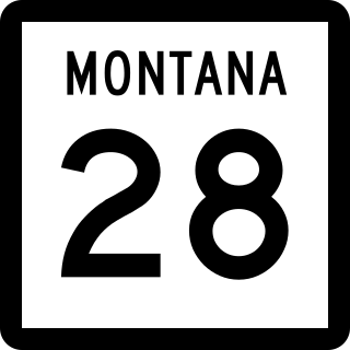 <span class="mw-page-title-main">Montana Highway 28</span> State highway in Montana, United States