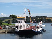 MV Strangford II dressed overall (geograph 5470930).jpg