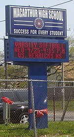 MacArthur HS Sign.jpg