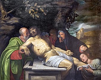 Compianto sul Cristo morto, copia dell'opera di Gerolamo Savoldo