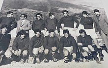 Una formazione degli anni settanta del Magliano Montevelino Calcio