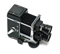 Mamiya C3 with bellows extended