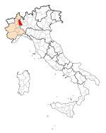 Communis provinciae locatio in Italia