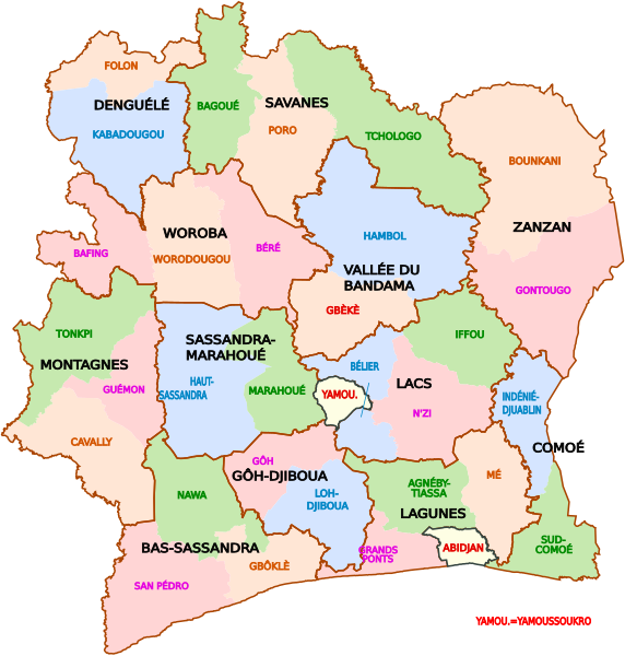 File:Map of Côte d'Ivoire Regions (2011-2012).svg