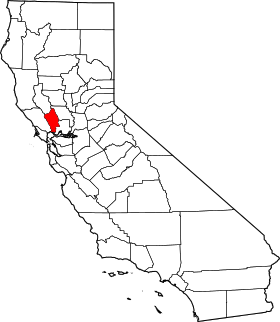Localisation de Comté de Napa(Napa County)