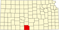 Map of Kansas highlighting Barber County.svg