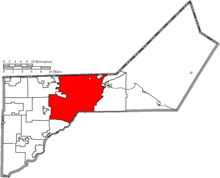 File:Map of Lucas County Ohio Highlighting Toledo City.png