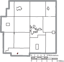 Location of Marseilles in Wyandot County