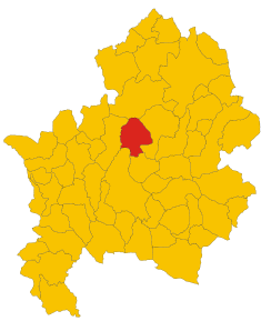 Localizarea Roccasicura în Provincia Isernia