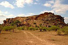 Mapungubwe Hill, the site of the former capital of the Kingdom of Mapungubwe MapungubweHill.jpg