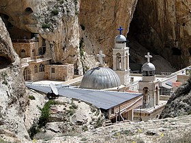 A Sainte-Thècle de Maaloula kolostor cikk illusztráló képe