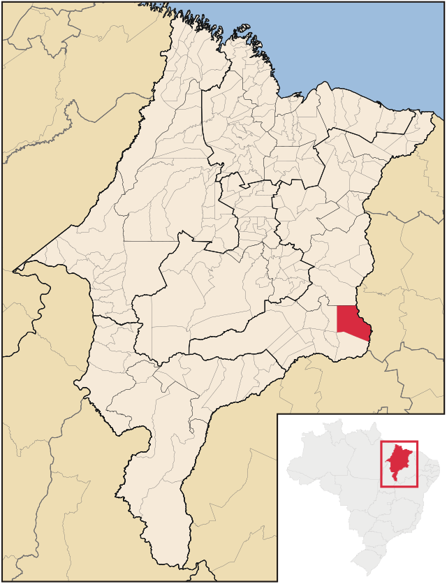 Localização de São Francisco do Maranhão no Maranhão