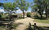 On the grounds of Hacienda Martinez