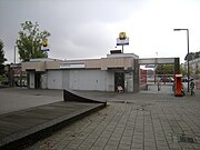 Ingang metrostation Gerdesiaweg.