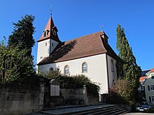 Metzingen, Glems, Kirchstrasse 8, kerk (01) .jpg