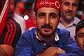 Middle aged Turkish man portrait captured during after coup nightly demonstartion of president Erdogan supporters. Istanbul, Turkey, Eastern Europe and Western Asia. 22 July,2016.jpg