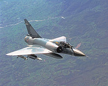 Un Mirage 2000 francese