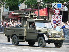 Montage Aspic sur un véhicule Peugeot P4.