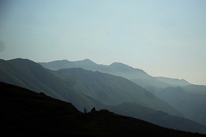 Գոմշասար լեռը Սոթքի լեռնանցքից