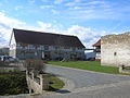 Mühlberg in Thuringia, Germany; Manor Gut Ringhofen from the West