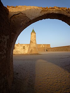 Murzuq - Moschee und Festung Qala at Turk.jpg