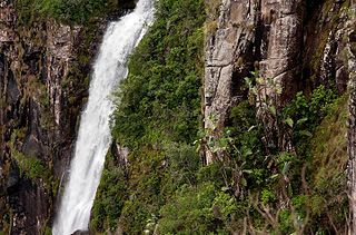 Mutarazi Falls Waterfall in Manicaland Province, Zimbabwe