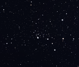 NGC 957 Open cluster in Perseus