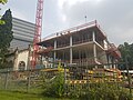 Die Baustelle am 8. Juni 2018