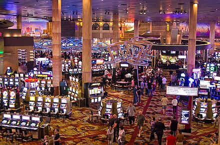 Expect to see hundreds and hundreds of slot machines inside any casino...